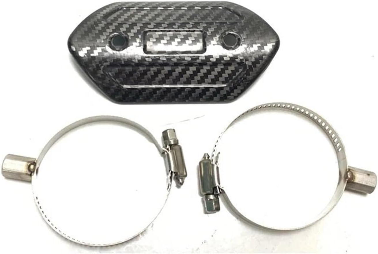 ヒートシールド ユニバーサルバイク排気ヒートシールドカバーカーボン